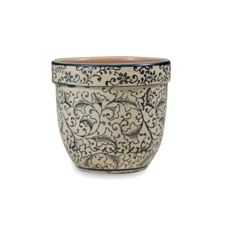 Pot pot, Vaso bianco d. 11,5 x h. 10 cm. - Zafferano