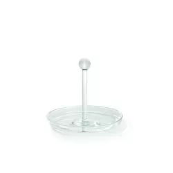 Bilia, Vassoietto con manico bianco d. 130 - Zafferano