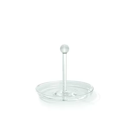 Bilia, Vassoietto con manico bianco d. 130 - Zafferano