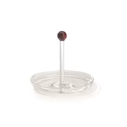 Bilia, Vassoietto con manico ambra d. 180 - Zafferano