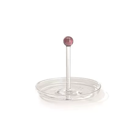 Bilia, Vassoietto con manico rosa d. 180 - Zafferano