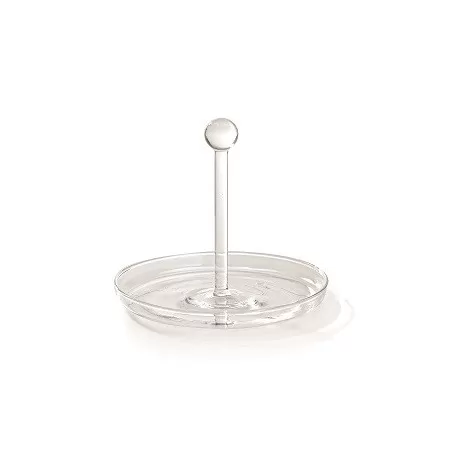 Bilia, Vassoietto con manico trasparente d. 180 - Zafferano