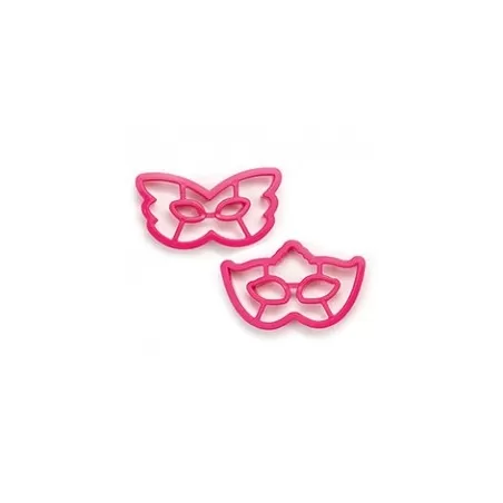 Tagliabiscotti mascherine di carnevale da cm. 9 a 4x2 h. - Decora