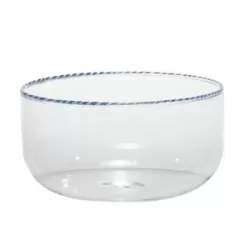 Intrecci, Bowl blu/bianco - Zafferano