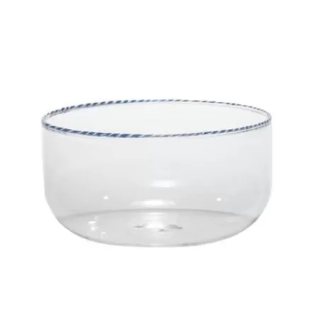 Intrecci, Bowl blu/bianco - Zafferano