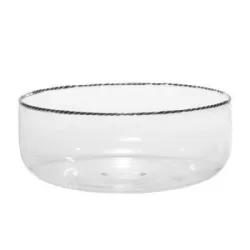 Intrecci, Big Bowl nero/bianco - Zafferano