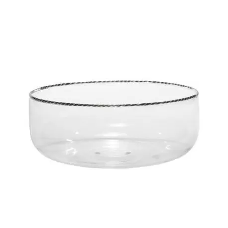 Intrecci, Big Bowl nero/bianco - Zafferano