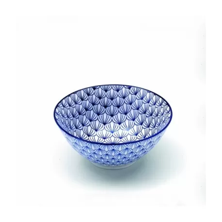 Rhapsody in blue, Medium Bowl pennacchi d. 165 - Zafferano
