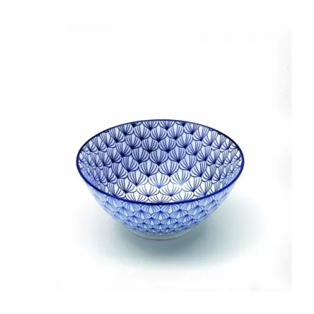 Rhapsody in blue, Medium Bowl pennacchi d. 165 - Zafferano