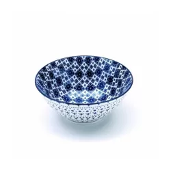 Rhapsody in blue, Medium Bowl quadratini d. 165 - Zafferano