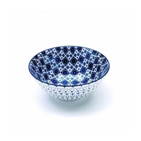 Rhapsody in blue, Medium Bowl quadratini d. 165 - Zafferano