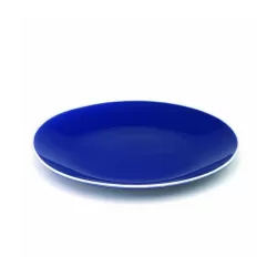 Rhapsody in blue, Piatto piano blu filo bianco d. 270 - Zafferano