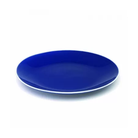 Rhapsody in blue, Piatto piano blu filo bianco d. 270 - Zafferano
