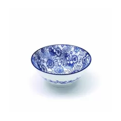Rhapsody in blue, Small Bowl floreale d. 125 - Zafferano