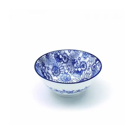Rhapsody in blue, Small Bowl floreale d. 125 - Zafferano