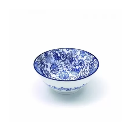Rhapsody in blue, Small Bowl floreale d. 125 - Zafferano