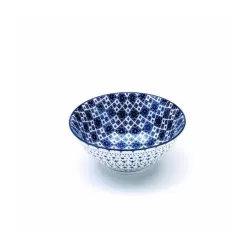 Rhapsody in blue, Small Bowl quadratini d. 125 - Zafferano