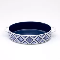 Rhapsody in blue, Pirofila ovale l. 230 - Zafferano