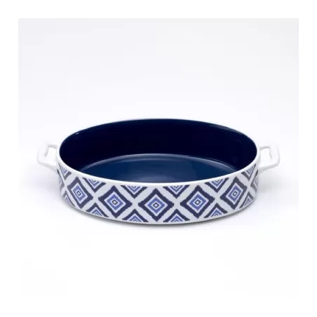 Rhapsody in blue, Pirofila ovale l. 230 - Zafferano