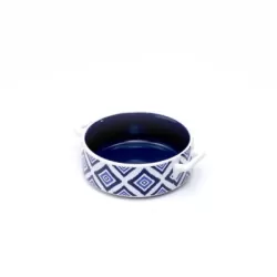 Rhapsody in blue, Pirofila rotonda d. 152 - Zafferano