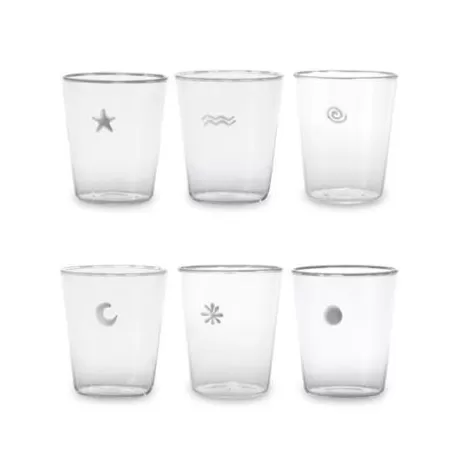 Symbols junior, Bicchiere confezione assortita 6 pezzi - Zafferano