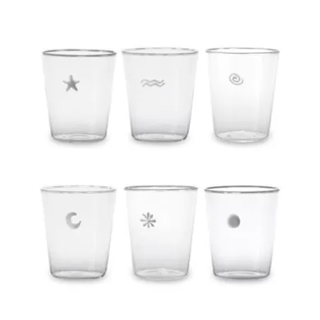 Symbols junior, Bicchiere confezione assortita 6 pezzi - Zafferano