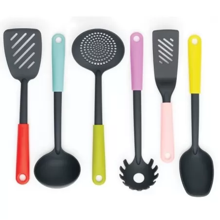 Starter Set - 6 utensili da cucina - in scatola avana , Tasty Colours Mixed - Brabantia