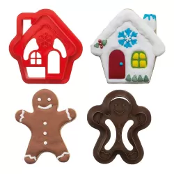 Tagliapasta Gingerbread Man & House - Decora