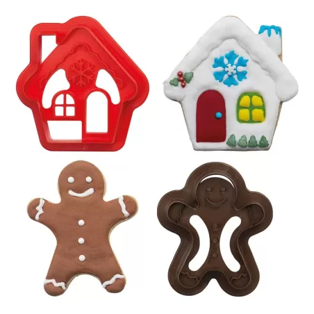 Tagliapasta Gingerbread Man & House - Decora