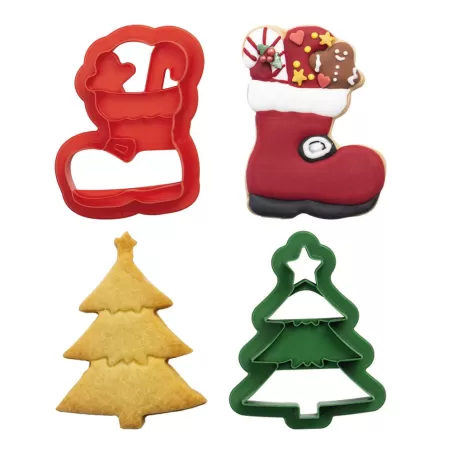 Tagliapasta Albero Natale e Scarpone - Decora
