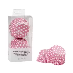 Pirottini rigidi a pois rosa Cm. 5 - Decora