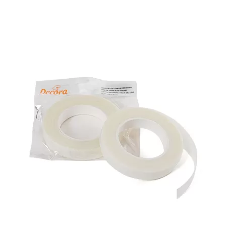Nastro in carta bianco per steli Mm. 12x27 Mt. - Decora