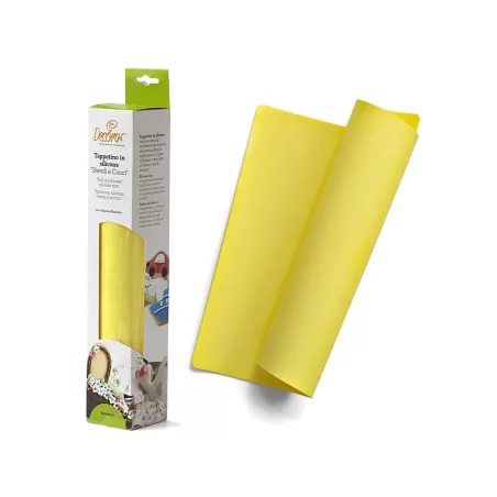 Tappetino in silicone giallo Cm. 30x40 - Decora