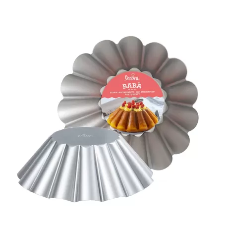 Stampo antiaderente Babà  Budino Grande Ø Cm. 24 x h 8 - Decora