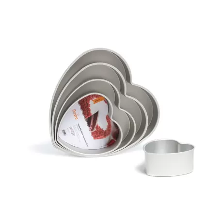 Stampo cuore in alluminio Cm. 30x7,5 H. - Decora