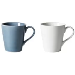 Organic Turquoise/White Set Bicchire con manico 2 pezzi EC - Villeroy & Boch