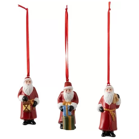 Nostalgic Ornaments Ornamento Babbo Natale set 3 pezzi  - Villeroy & Boch