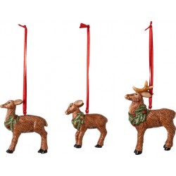 Nostalgic Ornaments Ornamento famiglia cervi set 3 pezzi - Villeroy & Boch