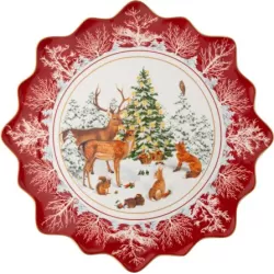 Toy's Fantasy Piatto pasticcini grande animali del bosco - Villeroy & Boch