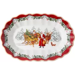 Toy's Fantasy Coppa grande ovale Babbo Natale & slitta - Villeroy & Boch