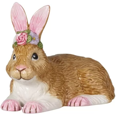 Easter Bunnies Coniglietto piccolo steso fiori - Villeroy & Boch