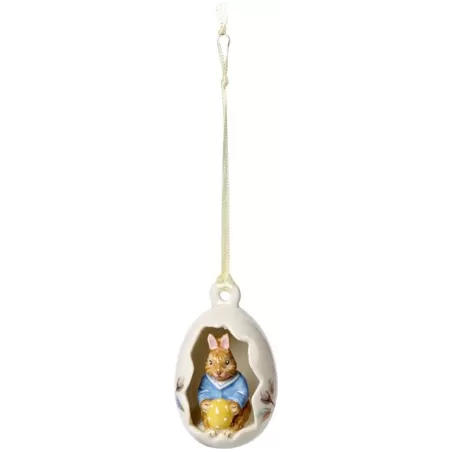 Bunny Tales Orn a uovo Max, fiori blu - Villeroy & Boch