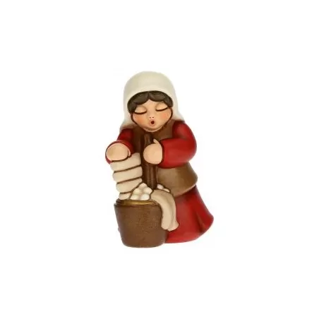 Lavandaia presepe classico, rosso - Thun