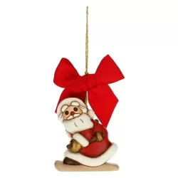 Addobbo Babbo Natale su sci grande - Thun