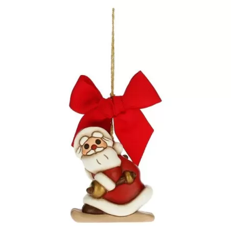 Addobbo Babbo Natale su sci grande - Thun