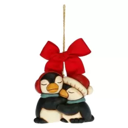 Addobbo coppia pinguini maxi - Thun