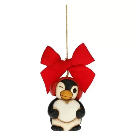 Addobbo pinguino con cuore grande  - Thun