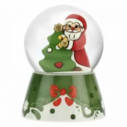 Palla di vetro con Babbo Natale - Thun