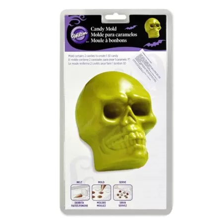 Stampo per cioccolatini e caramelle teschio 3D per festa Halloween - Wilton