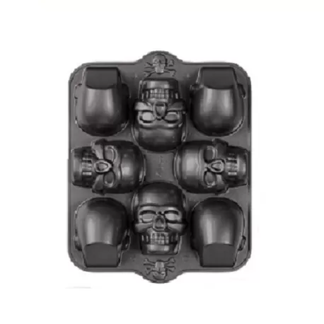 Tortiera antiaderente teschio 3D per festa Halloween - Wilton